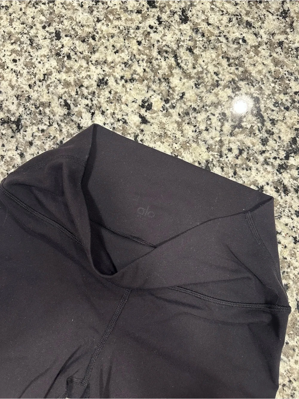 ALO Yoga Black High-Rise Bike Shorts